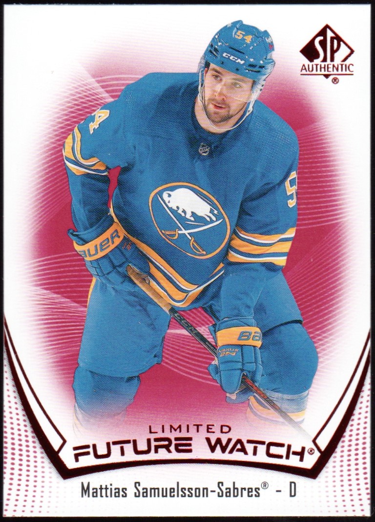 (image for) 2021-22 SP Authentic Limited Red #129 Mattias Samuelsson FW