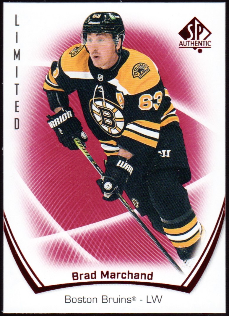 (image for) 2021-22 SP Authentic Limited Red #60 Brad Marchand