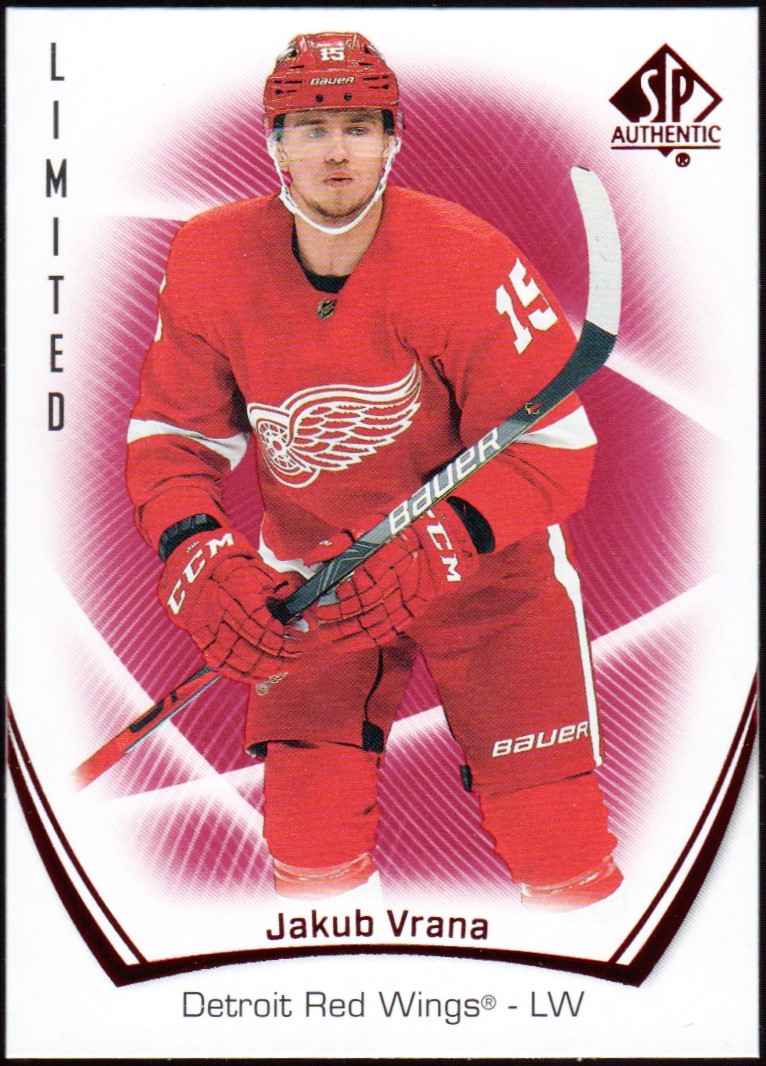 (image for) 2021-22 SP Authentic Limited Red #13 Jakub Vrana