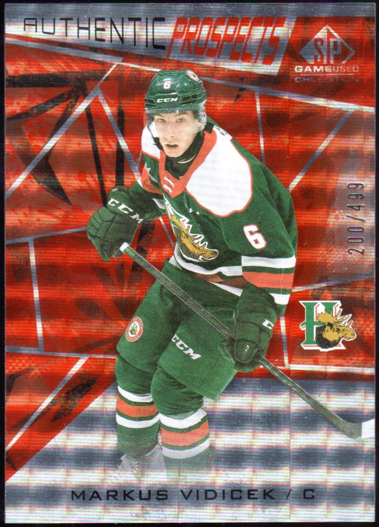 2021-22 SP Game Used CHL Orange #12 Markus Vidicek (image for) 2021-22 SP Game Used CHL Orange #12 Markus Vidicek