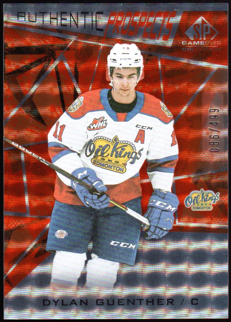 2021-22 SP Game Used CHL Orange #18 Dylan Guenther (image for) 2021-22 SP Game Used CHL Orange #18 Dylan Guenther