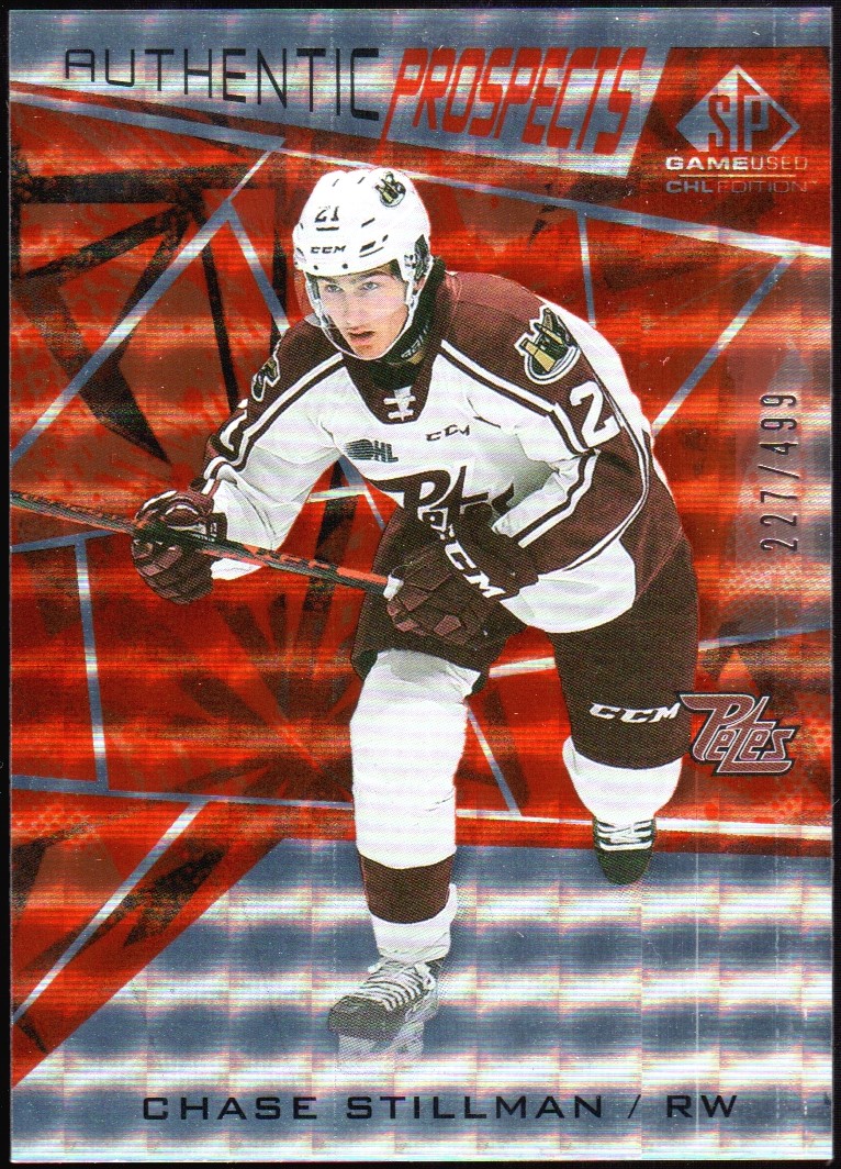 2021-22 SP Game Used CHL Orange #20 Chase Stillman (image for) 2021-22 SP Game Used CHL Orange #20 Chase Stillman