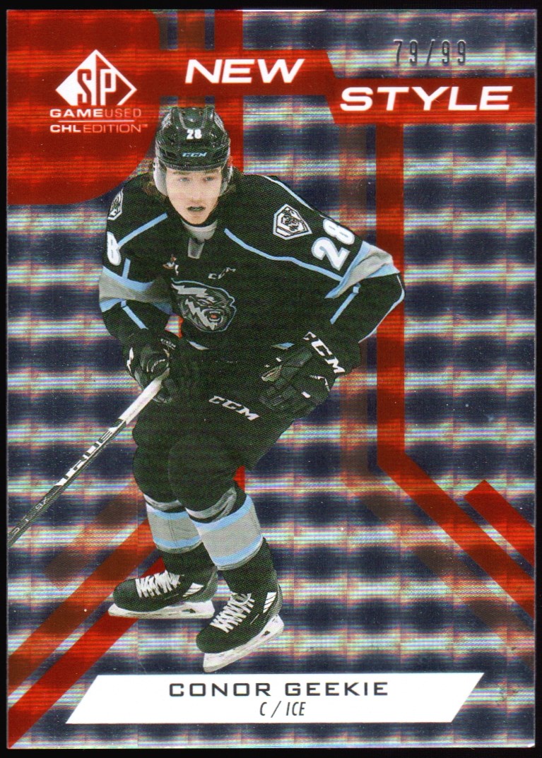 (image for) 2021-22 SP Game Used CHL New Style Orange #NSCG Conor Geekie