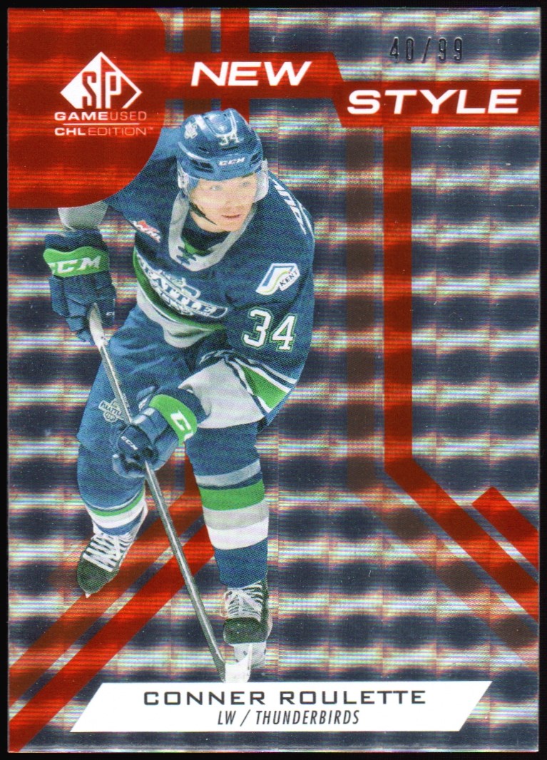 (image for) 2021-22 SP Game Used CHL New Style Orange #NSCR Conner Roulette