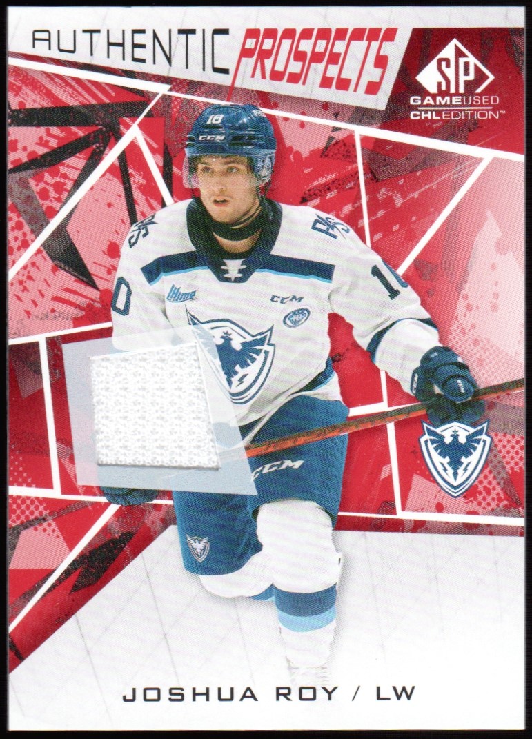 2021-22 SP Game Used CHL Jerseys Red #35 Joshua Roy (image for) 2021-22 SP Game Used CHL Jerseys Red #35 Joshua Roy