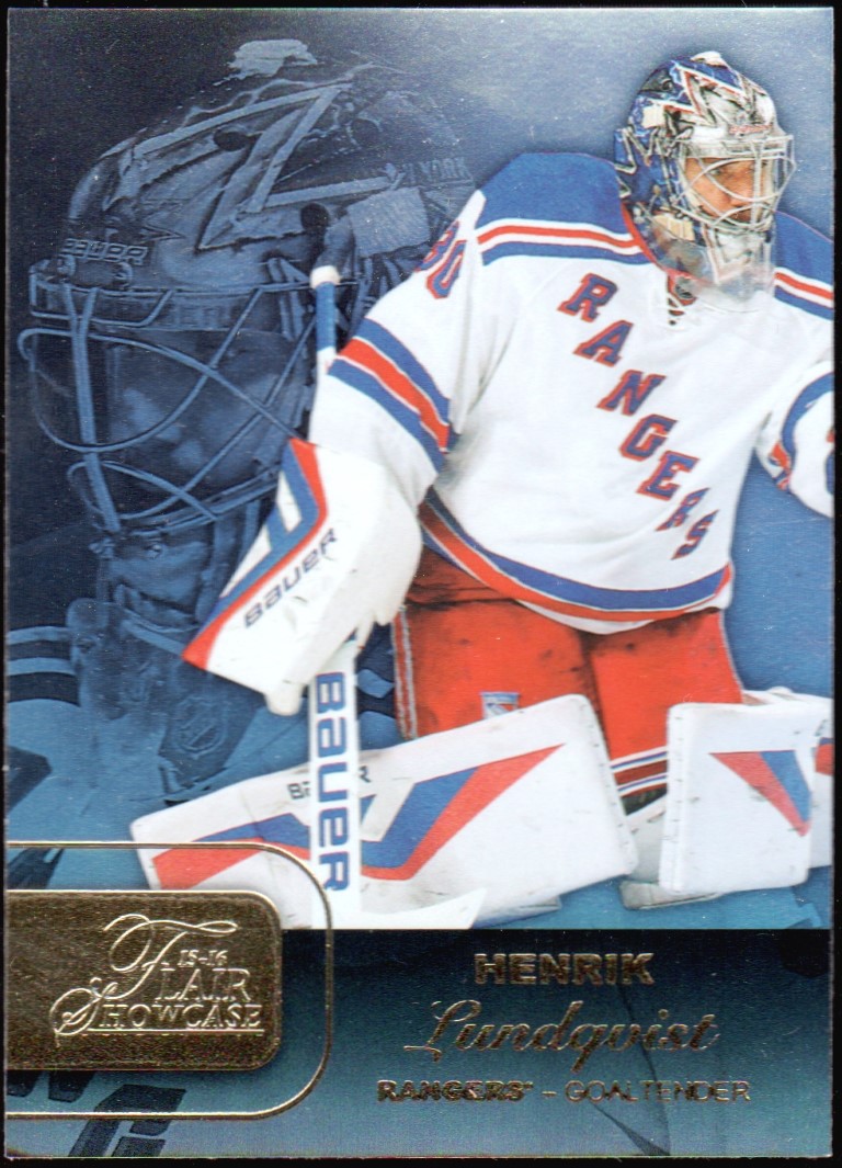 (image for) 2015-16 Fleer Showcase Flair #14 Henrik Lundqvist