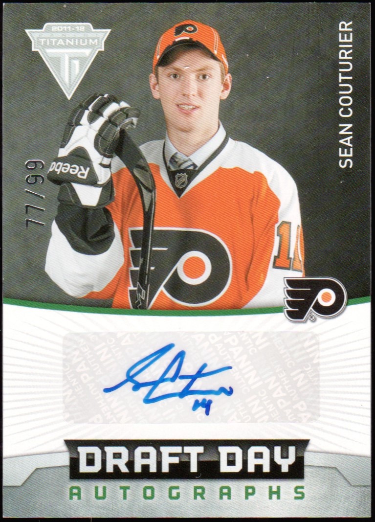 (image for) 2011-12 Panini Titanium Draft Day Autographs #6 Sean Couturier