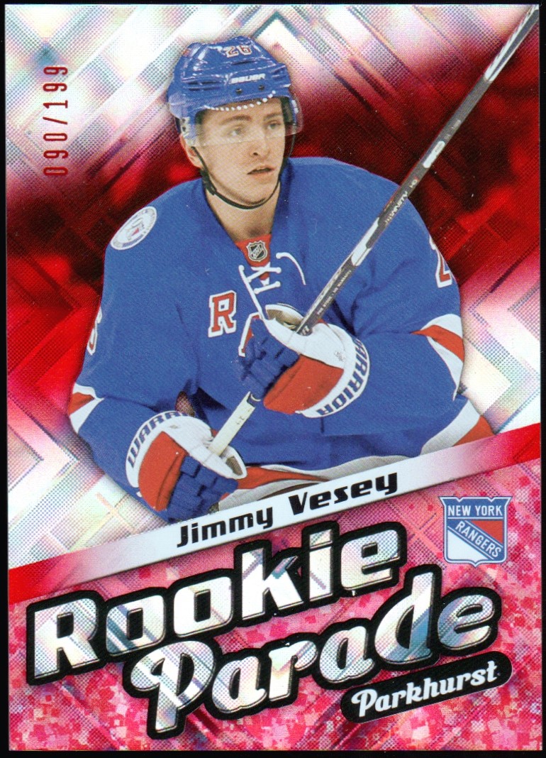 (image for) 2016-17 Parkhurst Rookie Parade Red #RP24 Jimmy Vesey 90/199