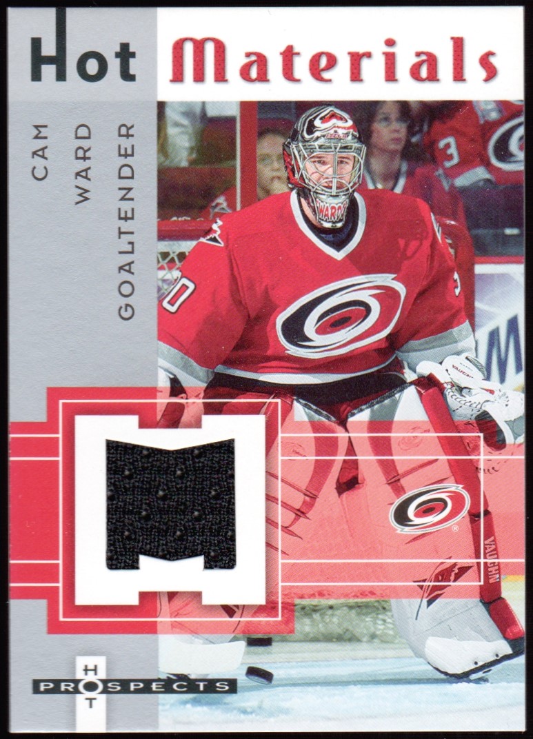 (image for) 2005-06 Hot Prospects Hot Materials #HMCW Cam Ward RC
