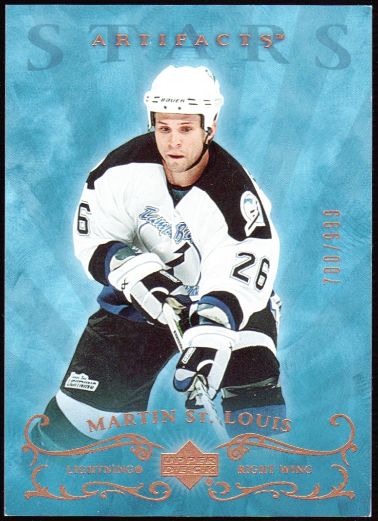 (image for) 2006-07 Artifacts #196 Martin St. Louis Stars 700/999