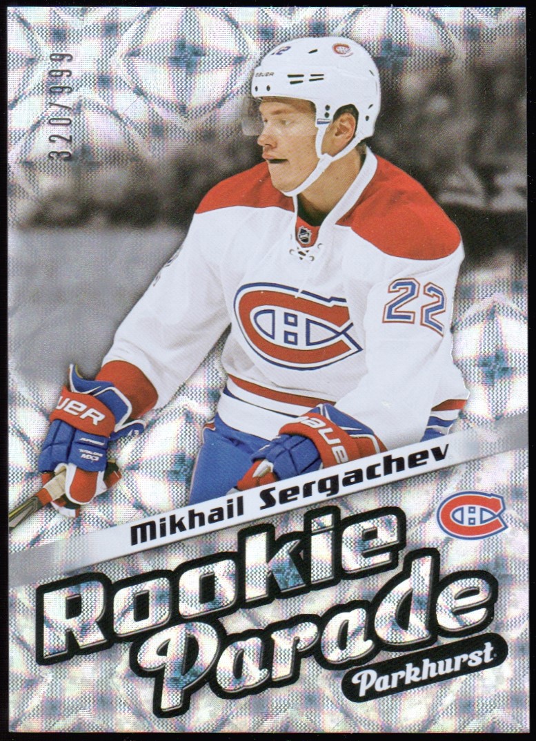 (image for) 2016-17 Parkhurst Rookie Parade #RP29 Mikhail Sergachev 320/999