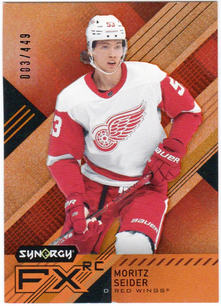 (image for) 2021-22 Synergy FX Rookies Orange #FXRMS Moritz Seider 003/449