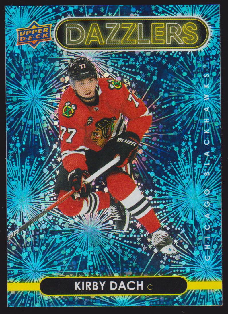 2021-22 Upper Deck Dazzlers #DZ60 Kirby Dach (image for) 2021-22 Upper Deck Dazzlers #DZ60 Kirby Dach