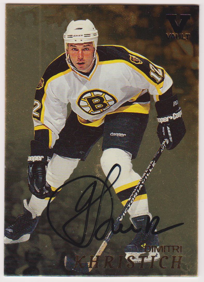 (image for) 1998-99 Be A Player Autographs Gold #11 Dimitri Khristich Vault