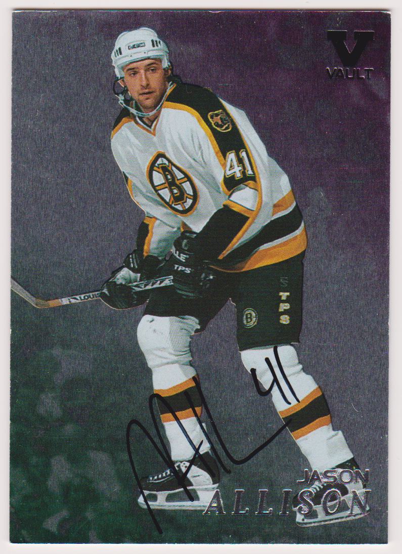 (image for) 1998-99 Be A Player Autographs #156 Jason Allison VAULT