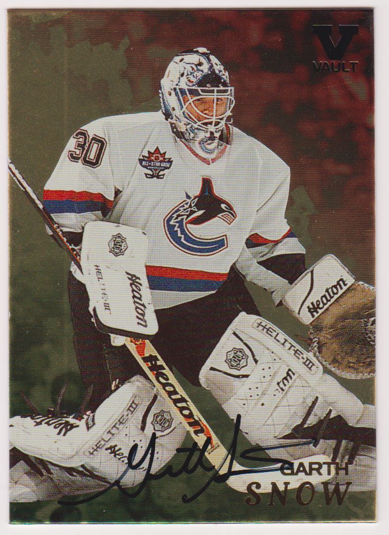 (image for) 1998-99 Be A Player Autographs Gold #144 Garth Snow Vault