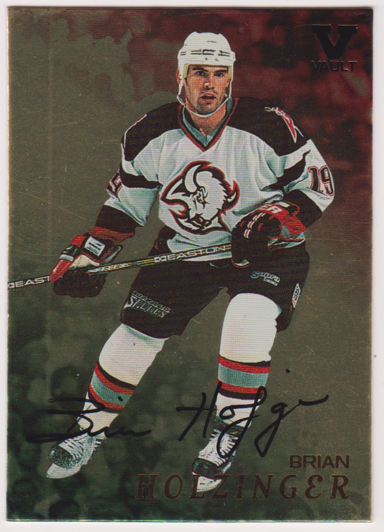 (image for) 1998-99 Be A Player Autographs Gold #15 Brian Holzinger Vault