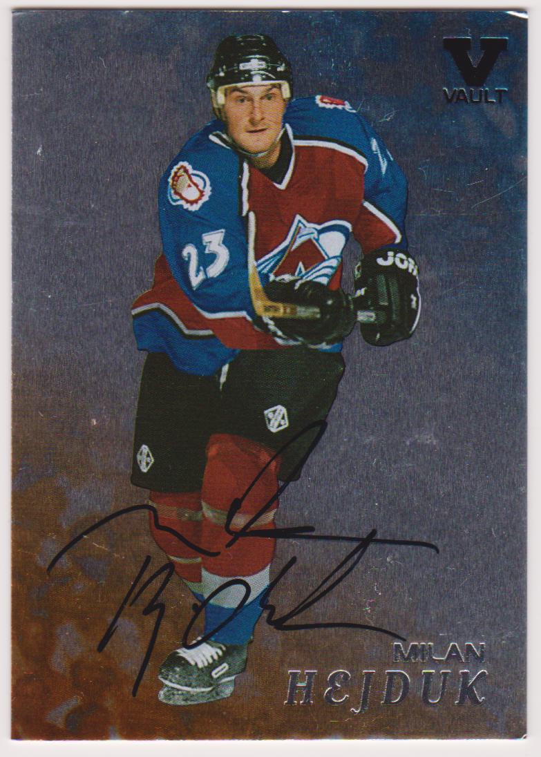(image for) 1998-99 Be A Player Autographs #187 Milan Hejduk VAULT