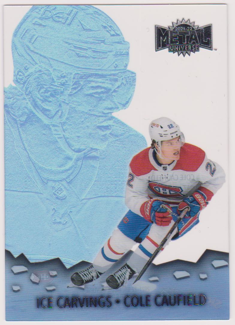 (image for) 2021-22 Metal Universe Ice Carvings #IC20 Cole Caufield