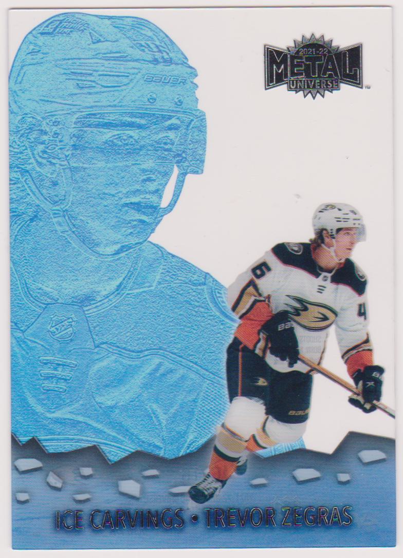 (image for) 2021-22 Metal Universe Ice Carvings #IC16 Trevor Zegras