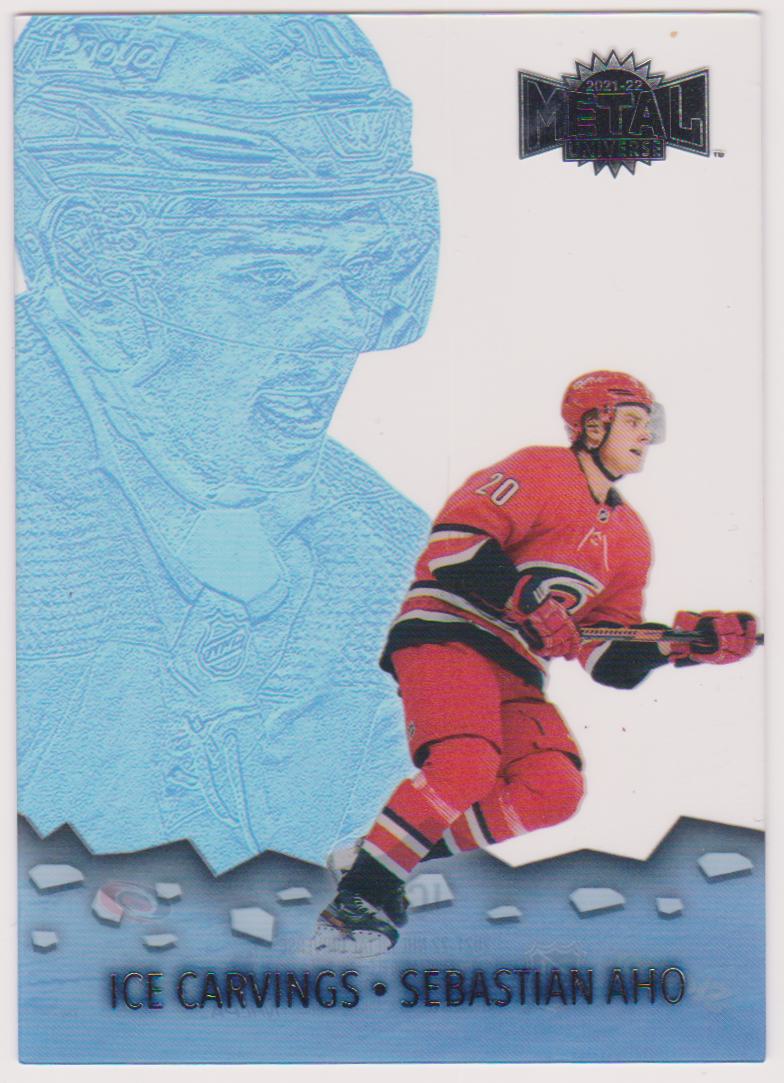 (image for) 2021-22 Metal Universe Ice Carvings #IC17 Sebastian Aho