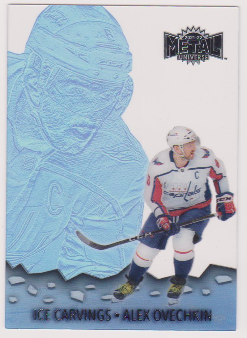 (image for) 2021-22 Metal Universe Ice Carvings #IC15 Alexander Ovechkin