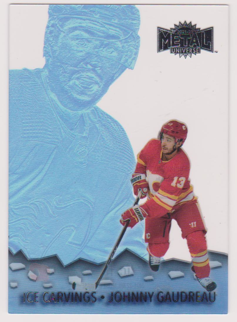 (image for) 2021-22 Metal Universe Ice Carvings #IC18 Johnny Gaudreau