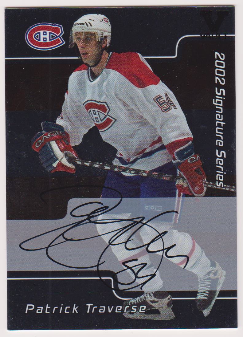 2001-02 BAP Signature Series Autographs #79 Patrick Traverse (image for) 2001-02 BAP Signature Series Autographs #79 Patrick Traverse