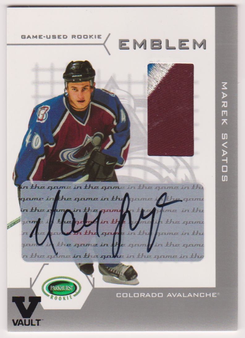 (image for) 2003-04 Parkhurst Rookie Emblems AUTO #RE18 Marek Svatos