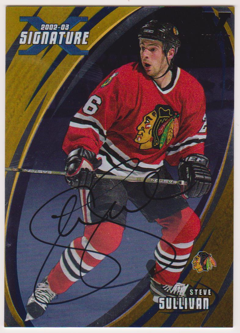 (image for) 2002-03 BAP Signature Series Autographs Gold #100 Steve Sullivan