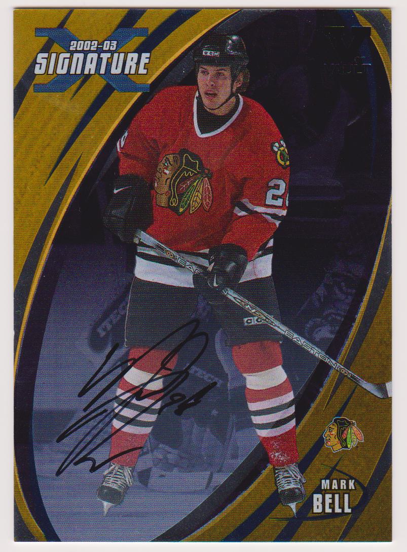 (image for) 2002-03 BAP Signature Series Autographs Gold #18 Mark Bell