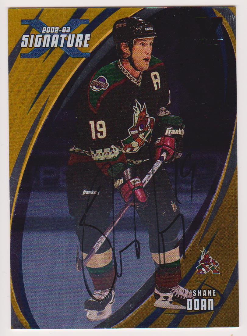 (image for) 2002-03 BAP Signature Series Autographs Gold #77 Shane Doan