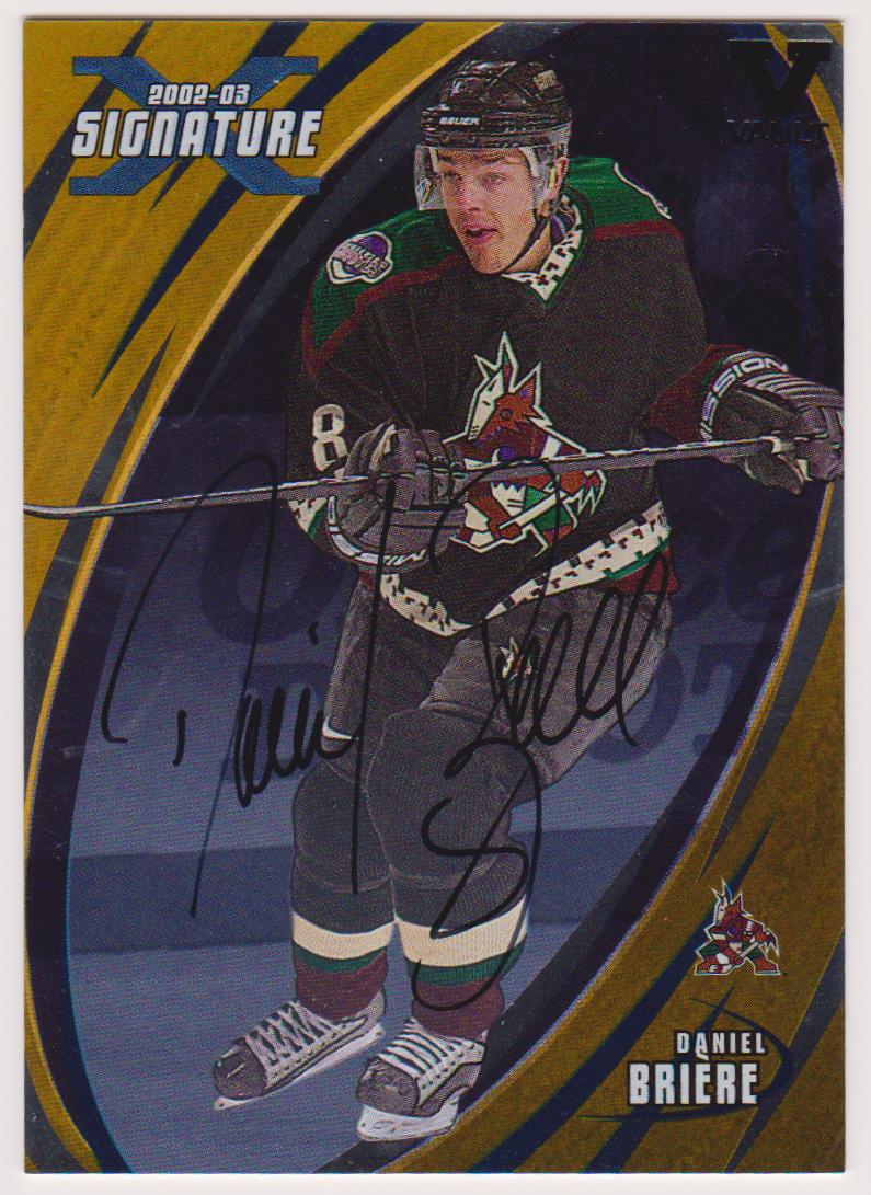(image for) 2002-03 BAP Signature Series Autographs Gold #89 Daniel Briere