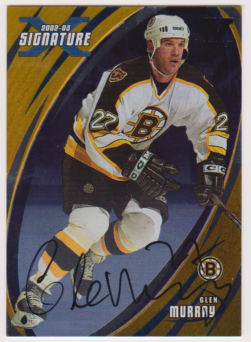 (image for) 2002-03 BAP Signature Series Autographs Gold #53 Glen Murray