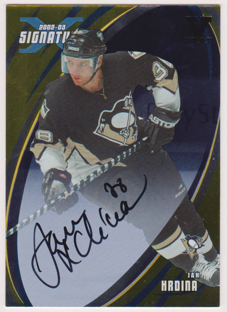 (image for) 2002-03 BAP Signature Series Autographs Gold #114 Jan Hrdina