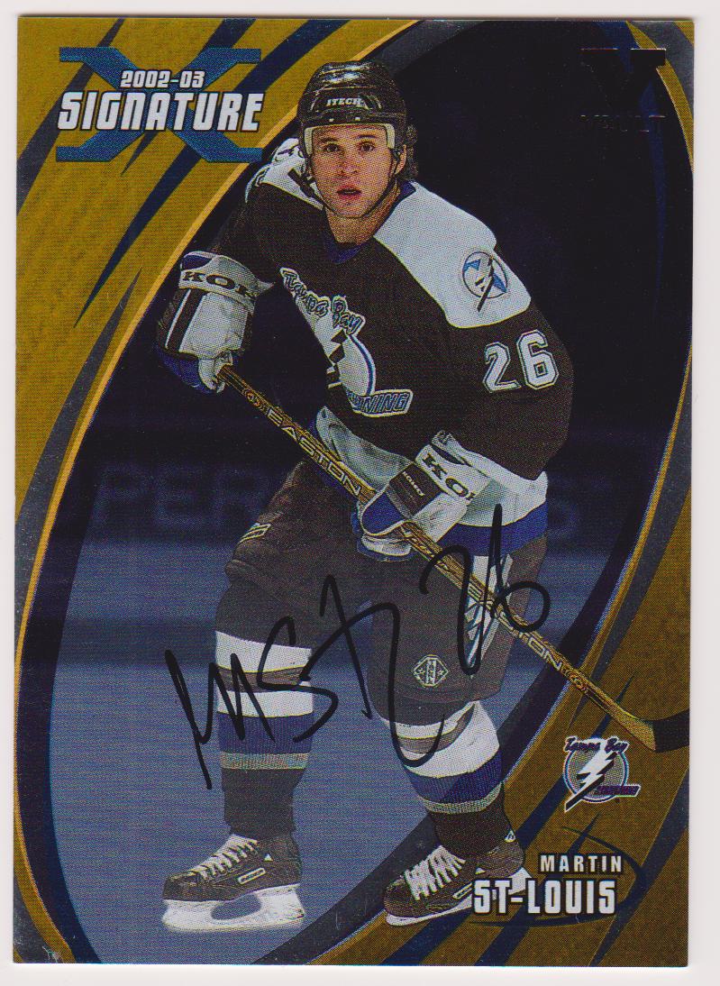 (image for) 2002-03 BAP Signature Series Autographs Gold #91 Marty St. Louis