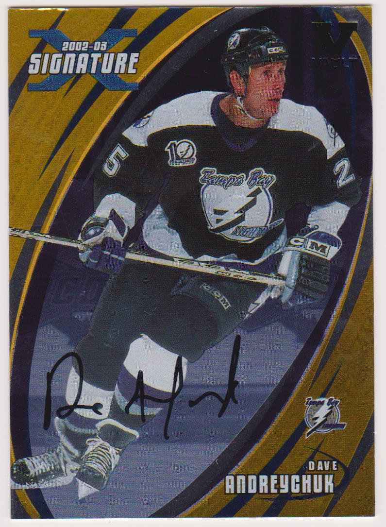 (image for) 2002-03 BAP Signature Series Autographs Gold #11 Dave Andreychuk