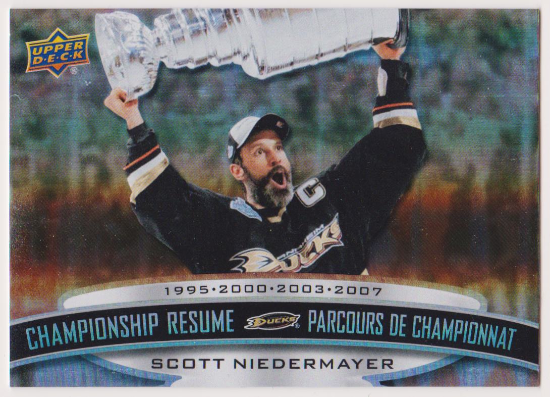 2022-23 Tim Hortons Legends Championship Resume #13 Niedermayer (image for) 2022-23 Tim Hortons Legends Championship Resume #13 Niedermayer