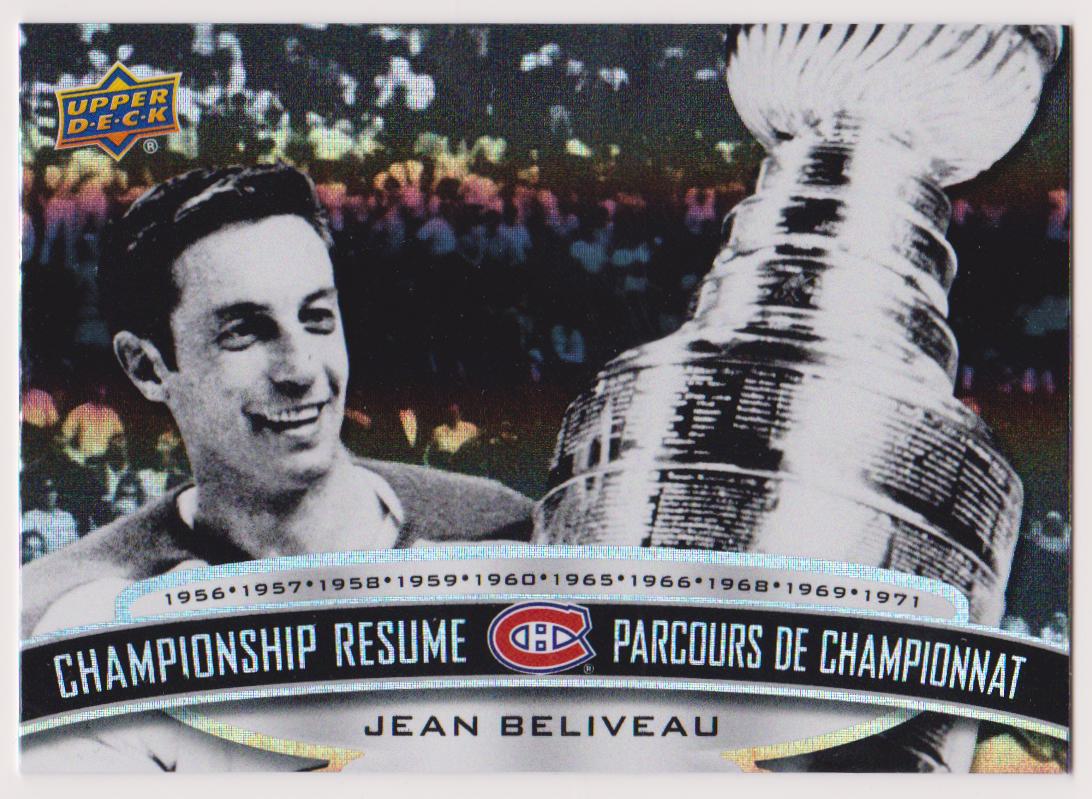 2022-23 Tim Hortons Legends Championship Resume #CR5 J. Beliveau (image for) 2022-23 Tim Hortons Legends Championship Resume #CR5 J. Beliveau