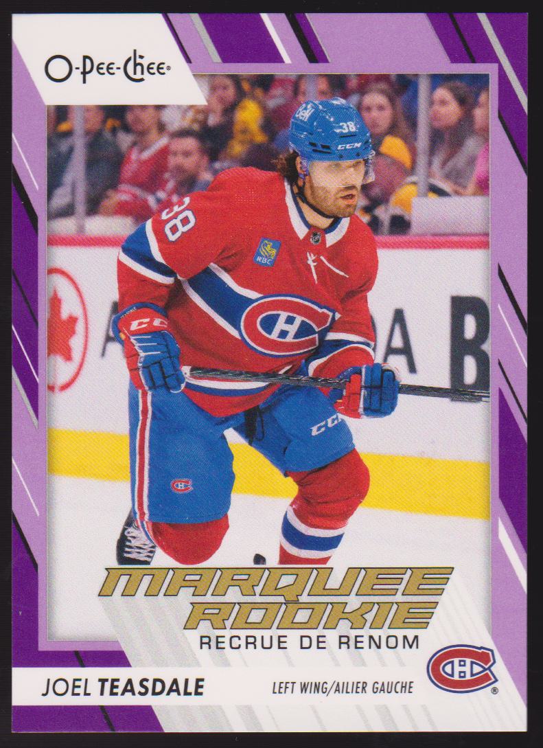 (image for) 2023-24 O-Pee-Chee Purple #577 Joel Teasdale 33/49