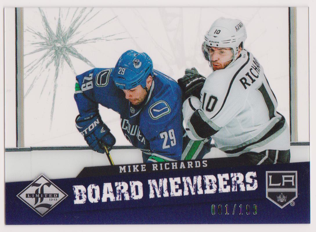 (image for) 2012-13 Limited Board Members #11 Mike Richards 081/199