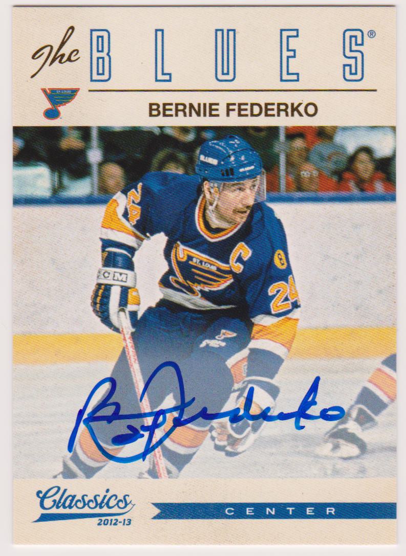 (image for) 2012-13 Classics Signatures Autographs #88 Bernie Federko