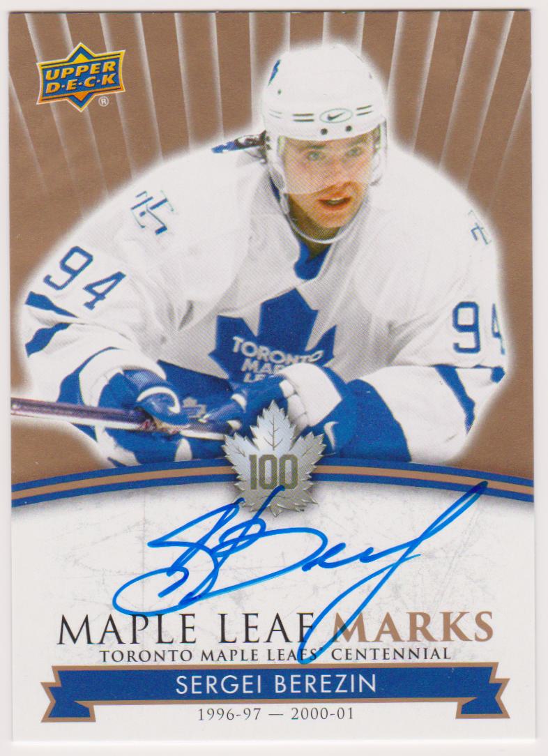 Maple Leafs Marks (image for) Maple Leafs Marks