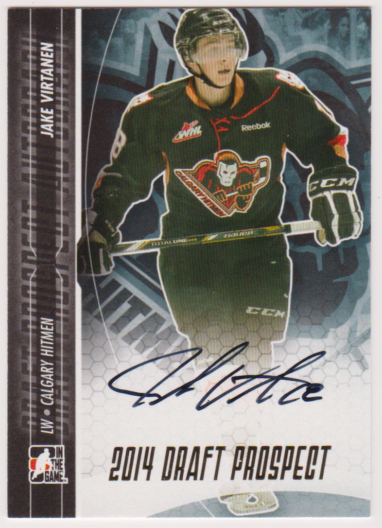 (image for) 2014-15 ITG Draft Prospects Autographs Gold #AJV1 Jake Virtanen