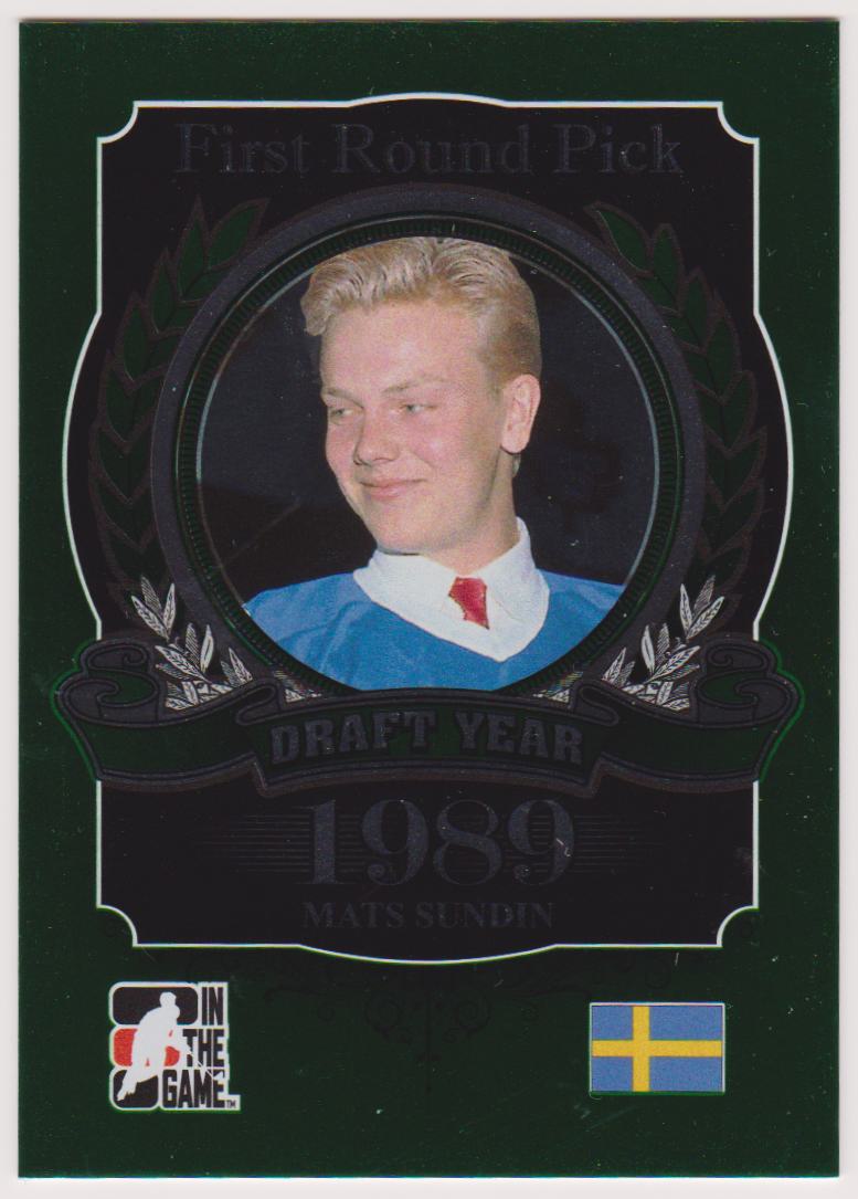 (image for) 2012-13 ITG Draft Prospects Emerald #123 Mats Sundin FRP