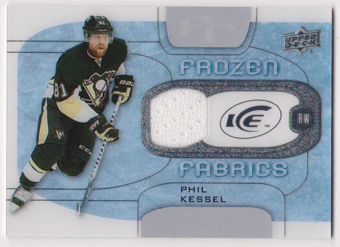 2015-16 Upper Deck Ice Frozen Fabrics #FFKE Phil Kessel (image for) 2015-16 Upper Deck Ice Frozen Fabrics #FFKE Phil Kessel