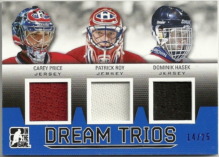 (image for) 2014-15 ITG Draft Prospects Dream Trios Blue #D34 Roy/Hasek