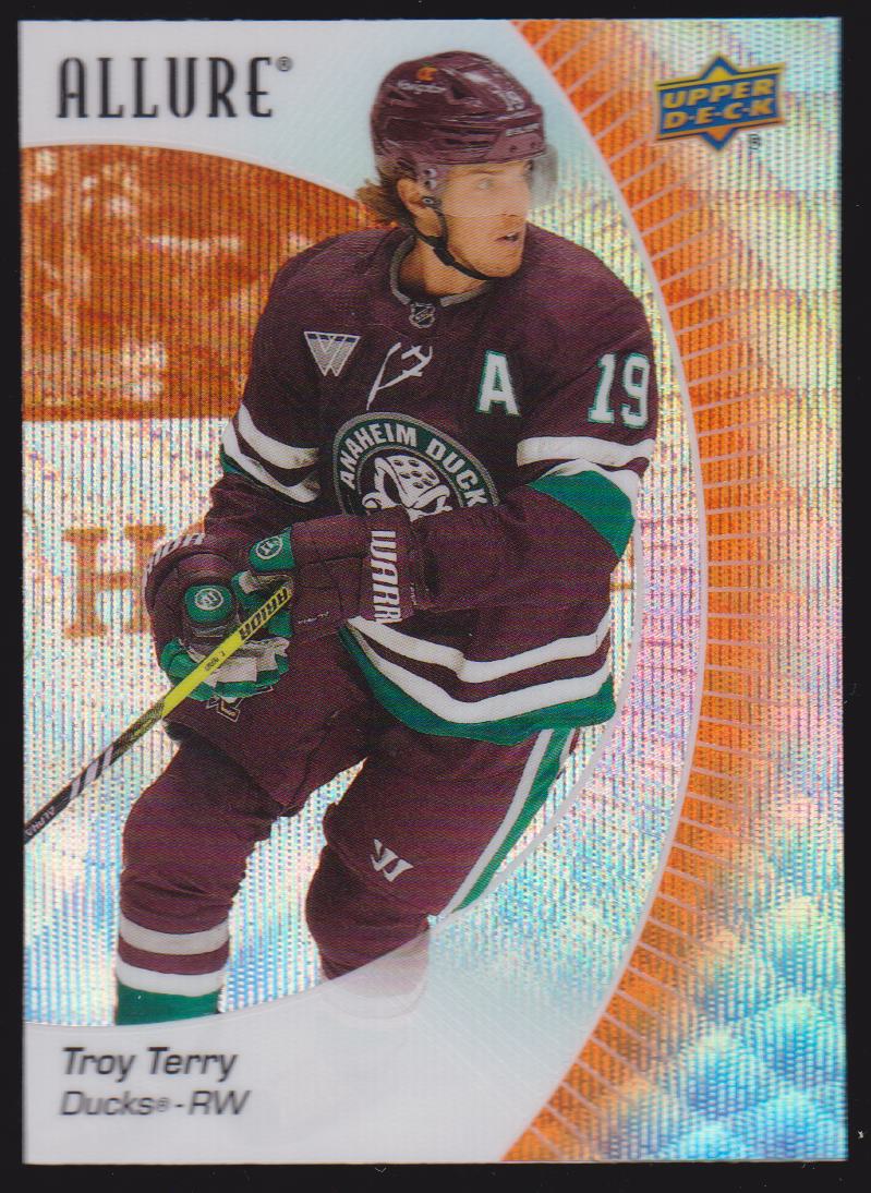 (image for) 2023-24 Upper Deck Allure Orange Slice #35 Troy Terry