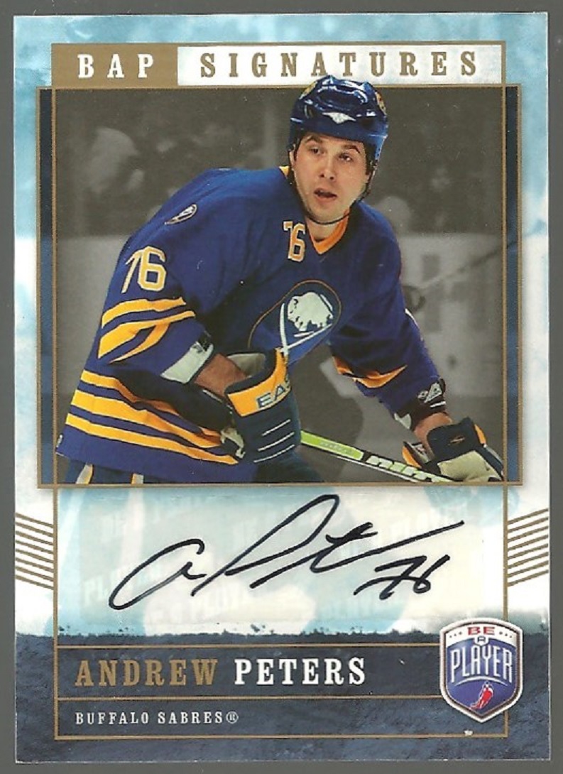 (image for) 2006-07 Be A Player Signatures #AP Andrew Peters