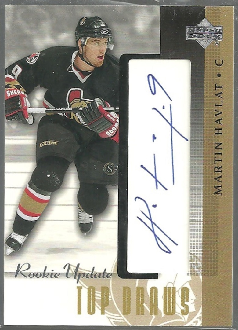 (image for) 2002-03 Upper Deck Rookie Update Autographs #MH Martin Havlat